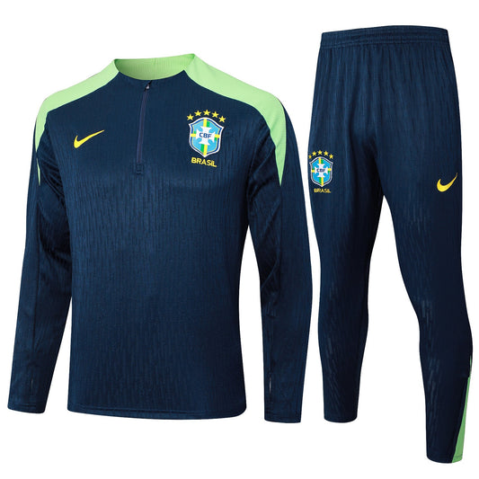 Fato de Treino Brasil 2024 - Camisola com Fecho