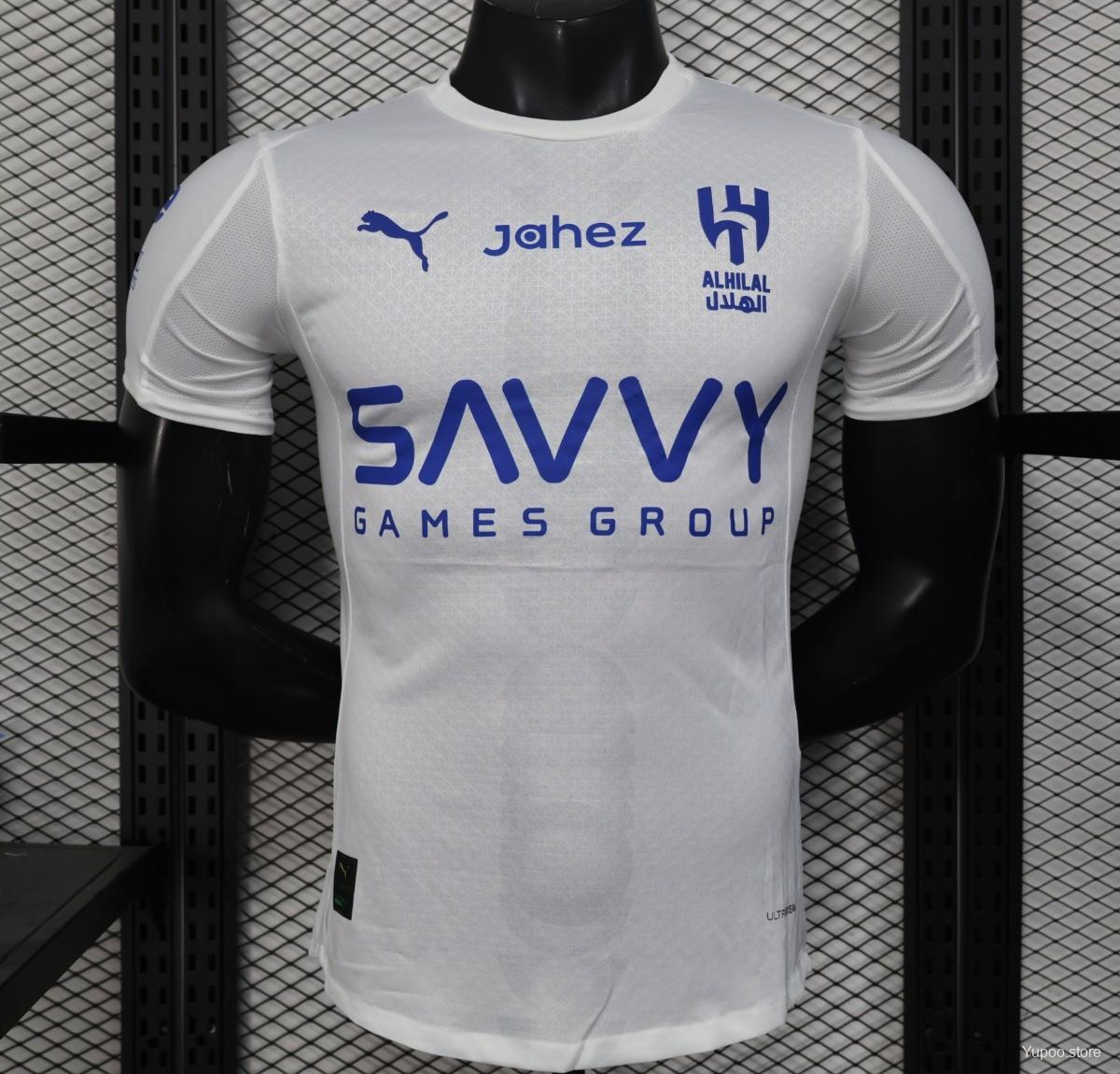 Camisola Al-Hilal SFC 2025-26 Alternativa Branca Versão Jogador