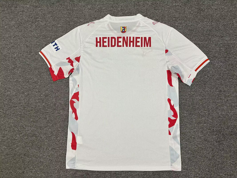 Camisola 1.FC Heidenheim 2025-26 Alternativa Branca Versão Adepto