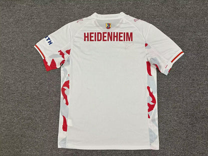 Camisola 1.FC Heidenheim 2025-26 Alternativa Branca Versão Adepto