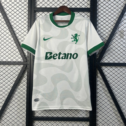 Camisola SCP 2025-26 Alternativa Branca Versão Adepto