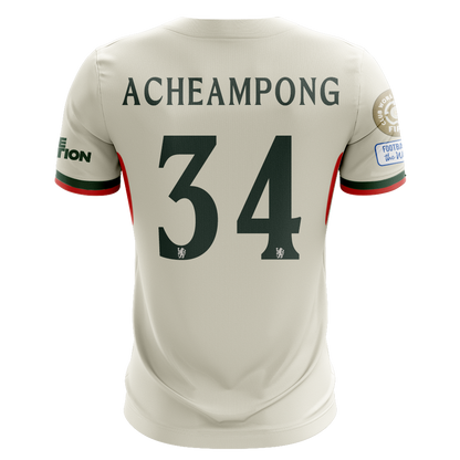 Camisola CHE 2025-26 Alternativa Branca CWC Versão Adepto ACHEAMPONG #34