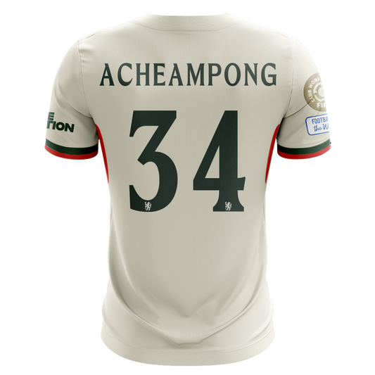 Camisola CHE 2025-26 Alternativa Branca CWC Versão Adepto ACHEAMPONG #34