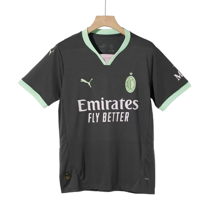 Camisola Ac Milan 2024-25 Alternativa Preta Versão Adepto RAFA LEÃO #10