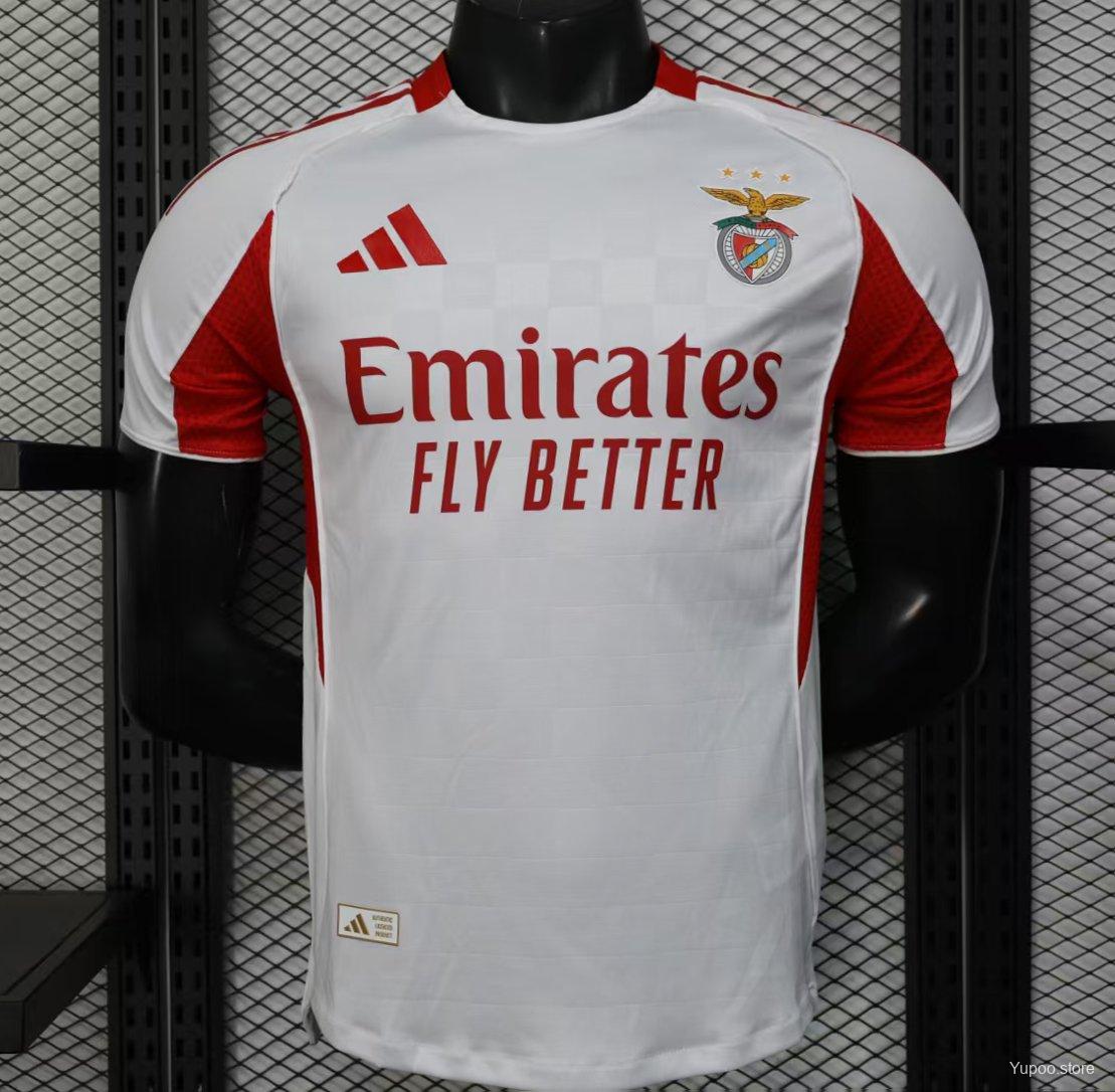 Camisola SLB 2025-26 Alternativa Branca Versão Jogador