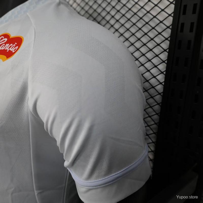 Camisola Santos FC 2025-26 Principal Versão Jogador Todos Patrocinadores