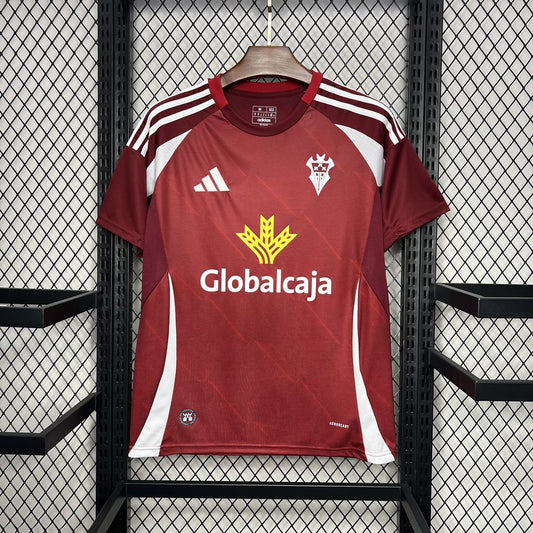 Camisola Atlético Albacete 2024-25 Alternativa Vermelha Versão Adepto