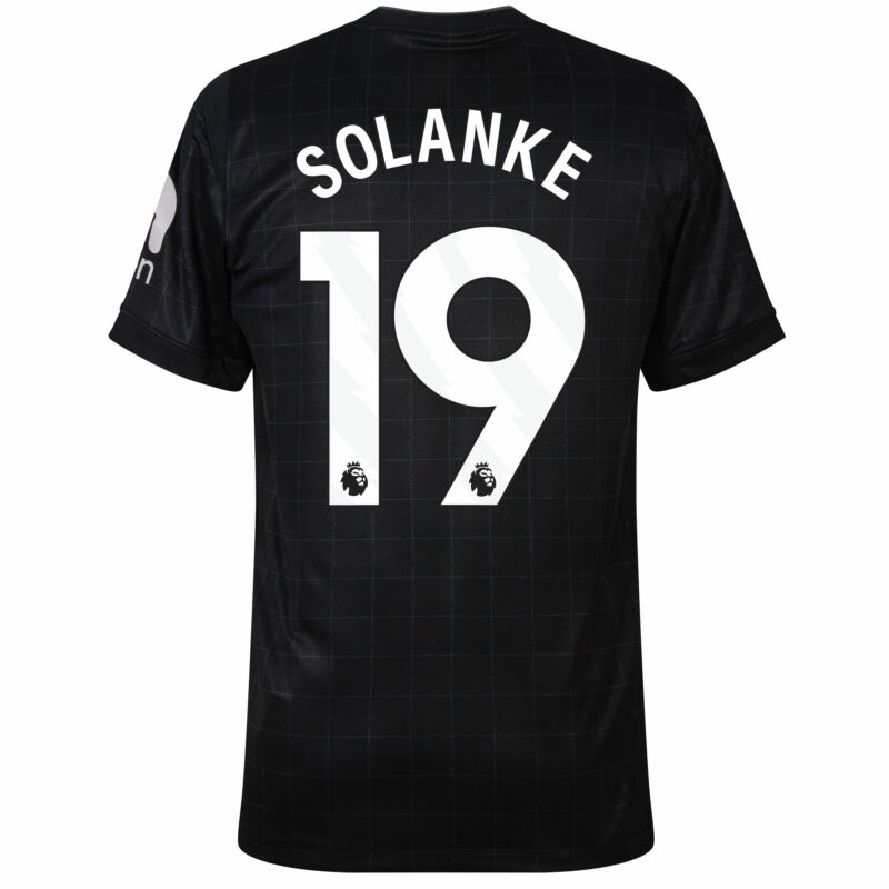 Camisola TOT 2025-26 Alternativa Preta Versão Adepto SOLANKE #19