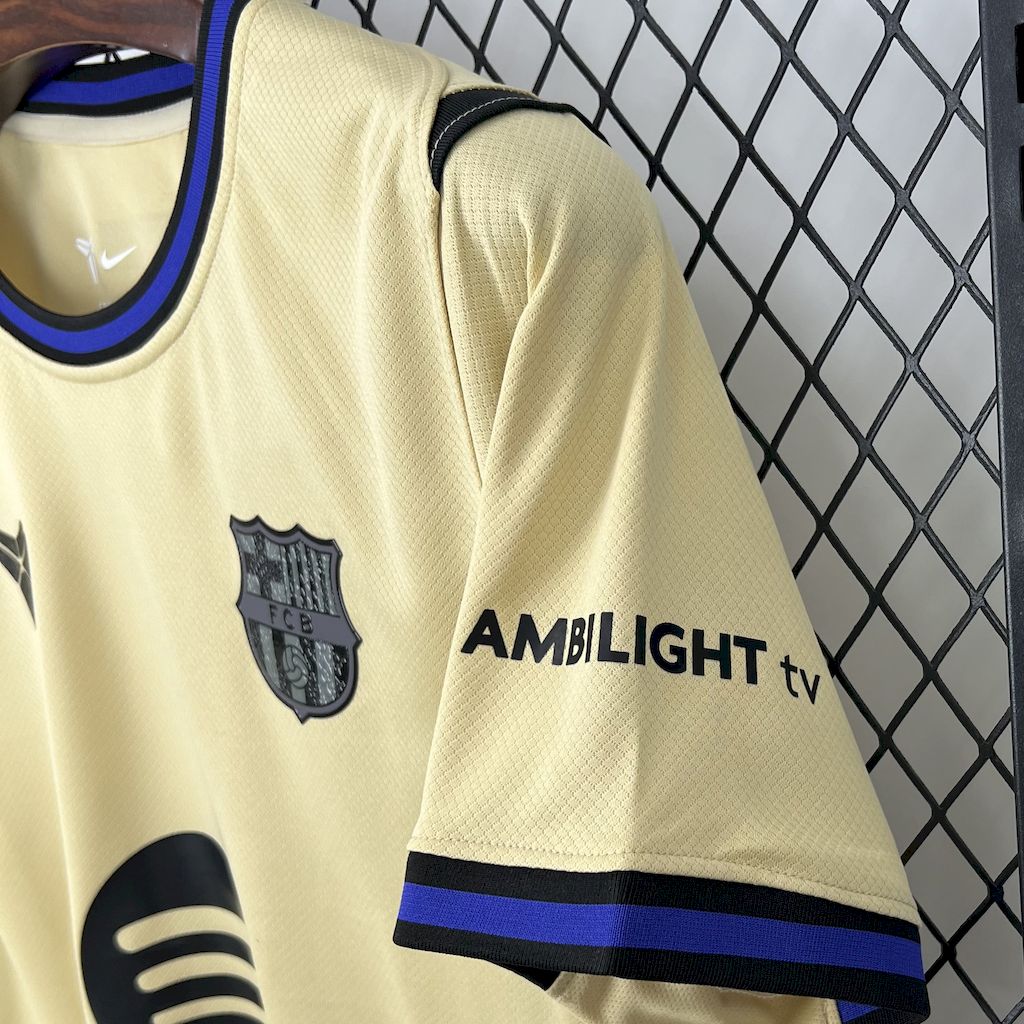 Camisola FC Barcelona 2025-26 Alternativa Amarela Versão Adepto