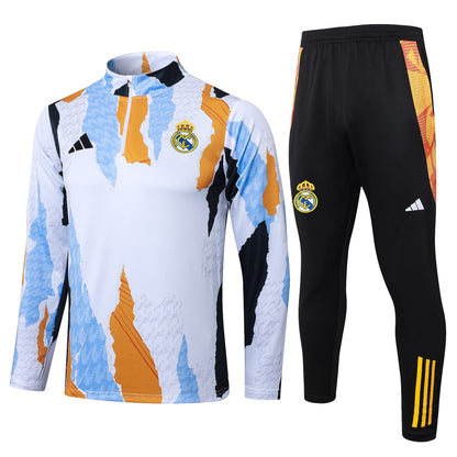 Fato de Treino Real Madrid CF 2024-25 - Camisola com Fecho