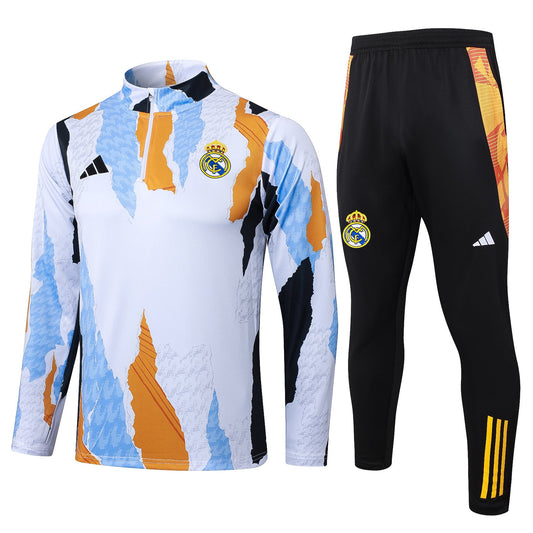 Fato de Treino Real Madrid CF 2024-25 - Camisola com Fecho