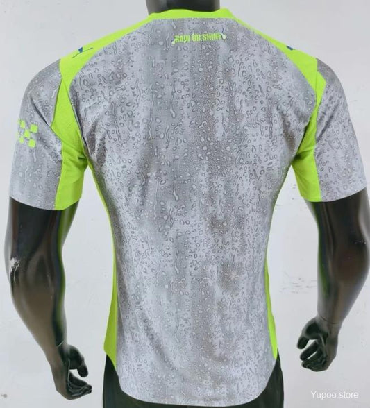 Camisola MCI 2025-26 Alternativa Cinzenta Versão Jogador