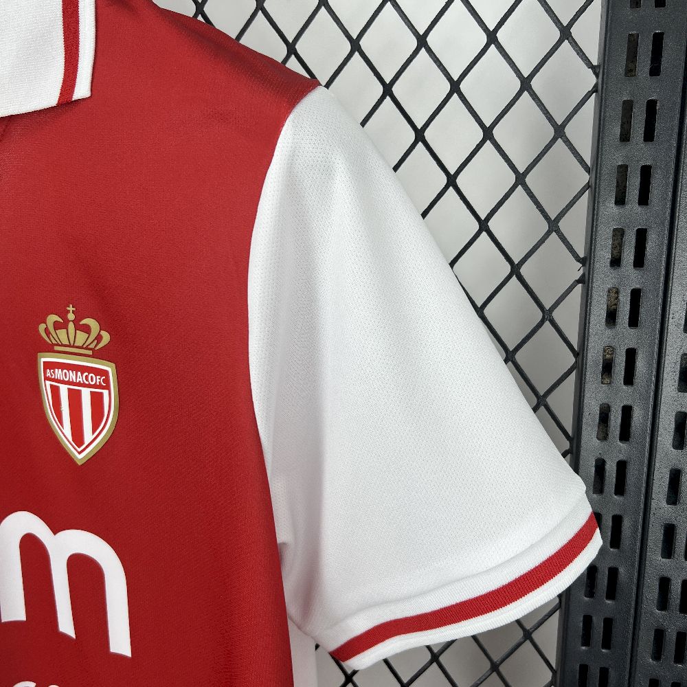 Camisola AS Monaco 2025-26 Principal Versão Adepto
