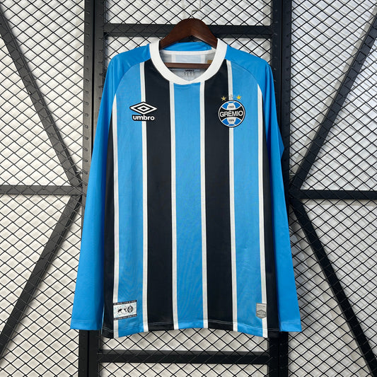 Camisola Manga Comprida Gremio 2025-26 Principal Lisa Versão Adepto