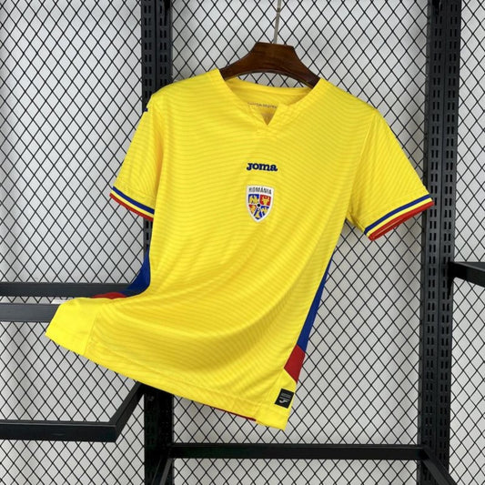 Camisola Romenia 2025 Principal Versão Adepto