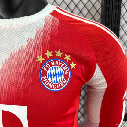 Camisola Manga Comprida FC Bayern Munique 2025-26 Principal Versão Jogador