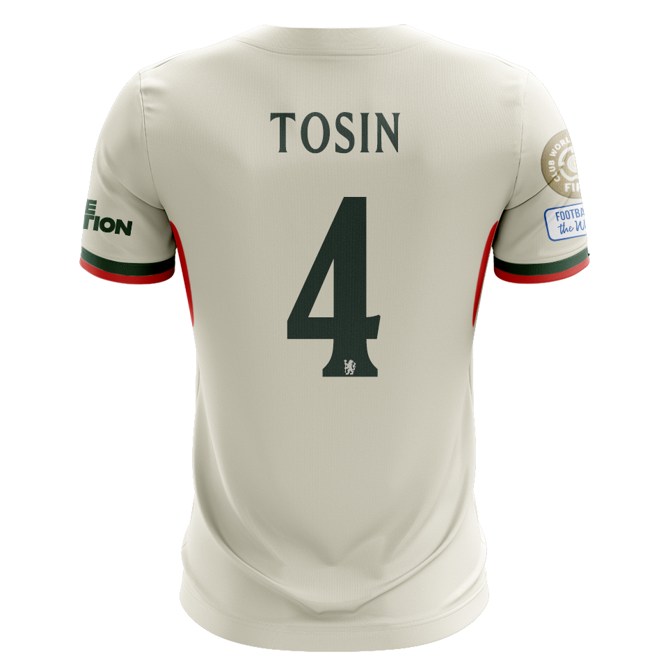 Camisola CHE 2025-26 Alternativa Branca CWC Versão Adepto TOSIN #4