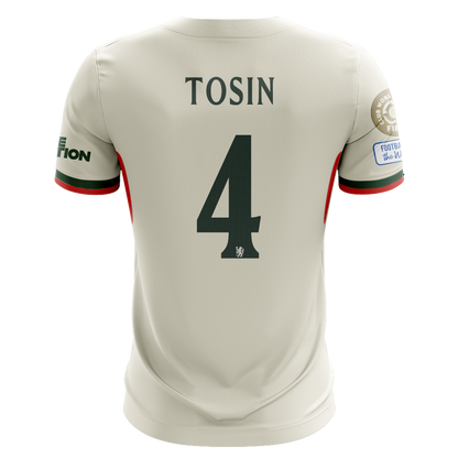 Camisola CHE 2025-26 Alternativa Branca CWC Versão Adepto TOSIN #4