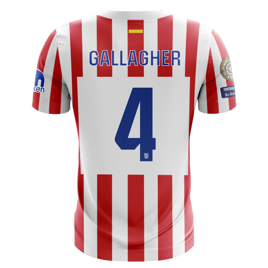Camisola Atletico Madrid 2025-26 Principal CWC Versão Adepto GALLAGHER #4