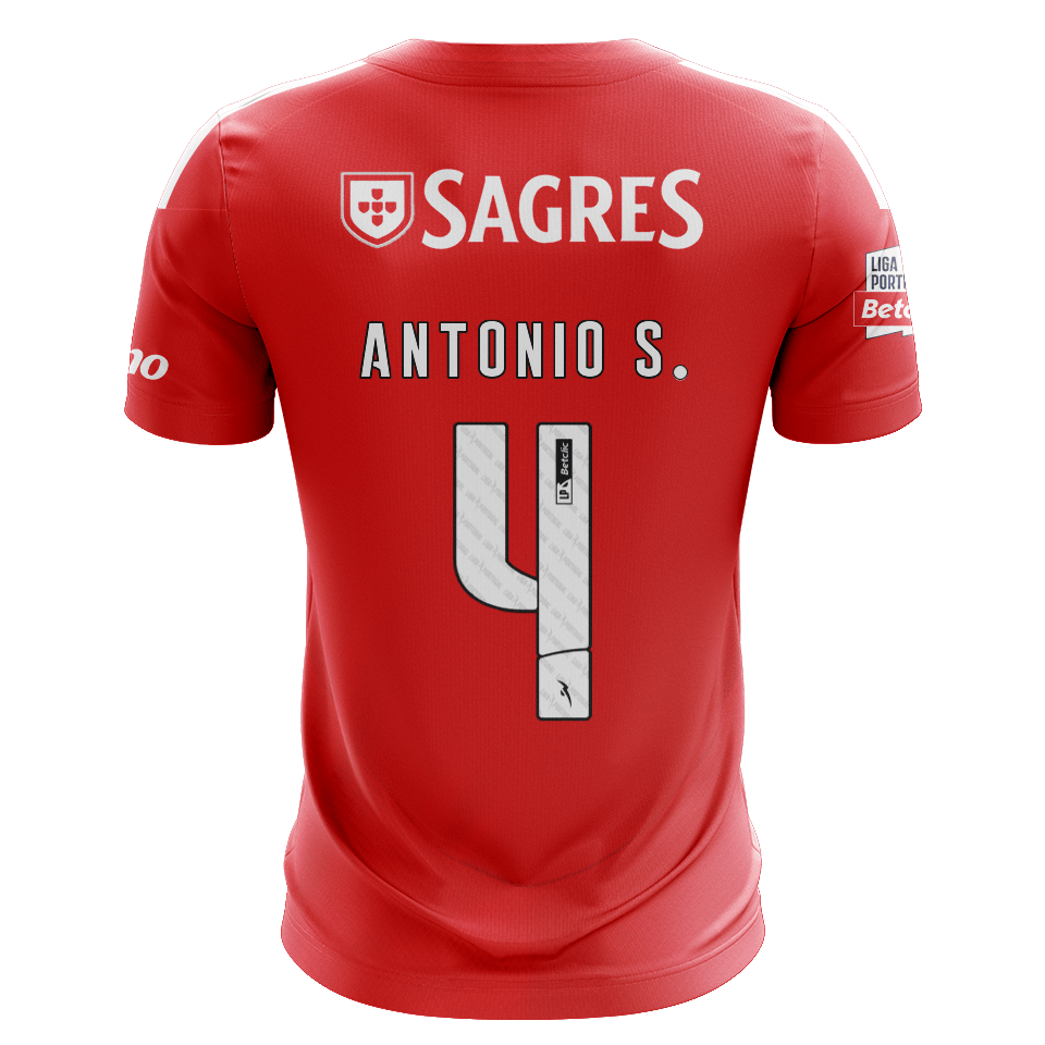 Camisola S.L.B. 2024-25 Principal Versão Adepto ANTONIO S. #4