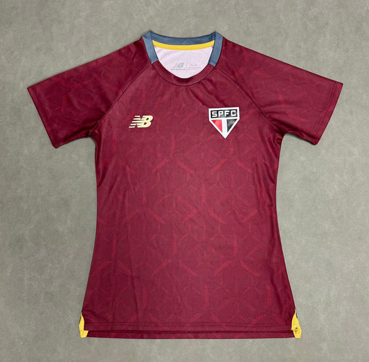 Camisola São Paulo 2025-26 Treino Lisa Versão Mulher