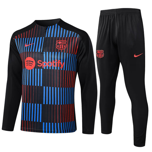 Fato de Treino FC Barcelona 2024-25 - Camisola com Fecho