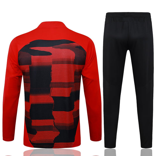 Fato de Treino AC Milan 2024-25 - Camisola com Fecho