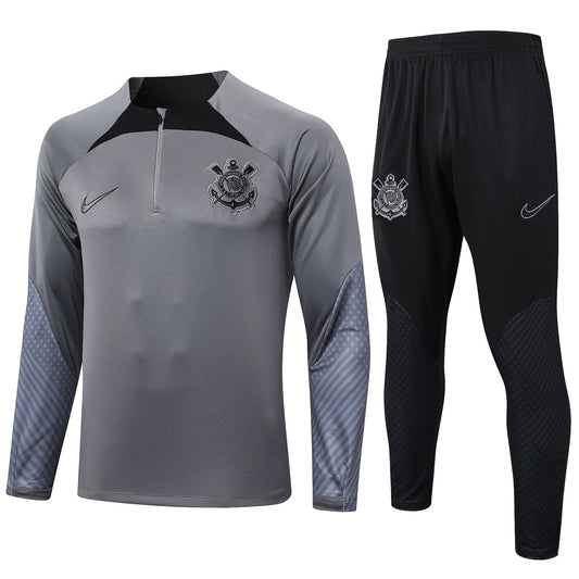 Fato de Treino SC Corinthians 2024-25 - Camisola com Fecho