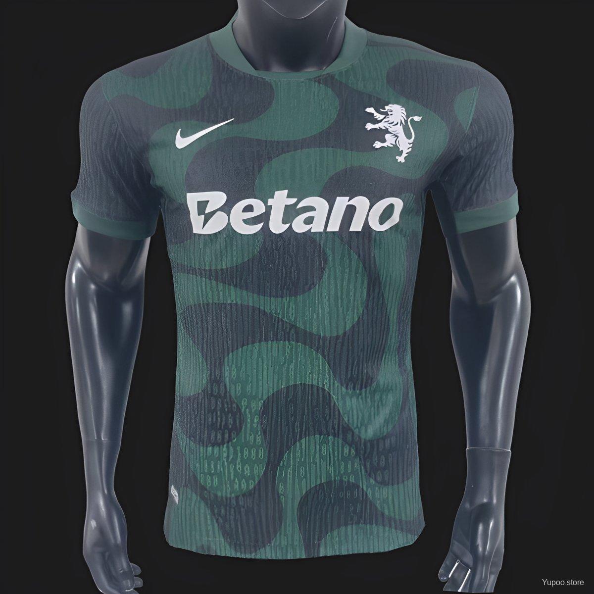 Camisola SCP 2025-26 Alternativa Verde Versão Jogador