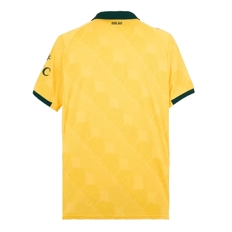 Camisola Ac Milan 2025-26 Alternativa Amarela Versão Adepto