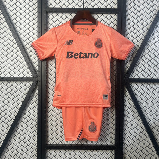 Kit Criança FCP 2025-26 Alternativo Rosa (Entrega Imediata)
