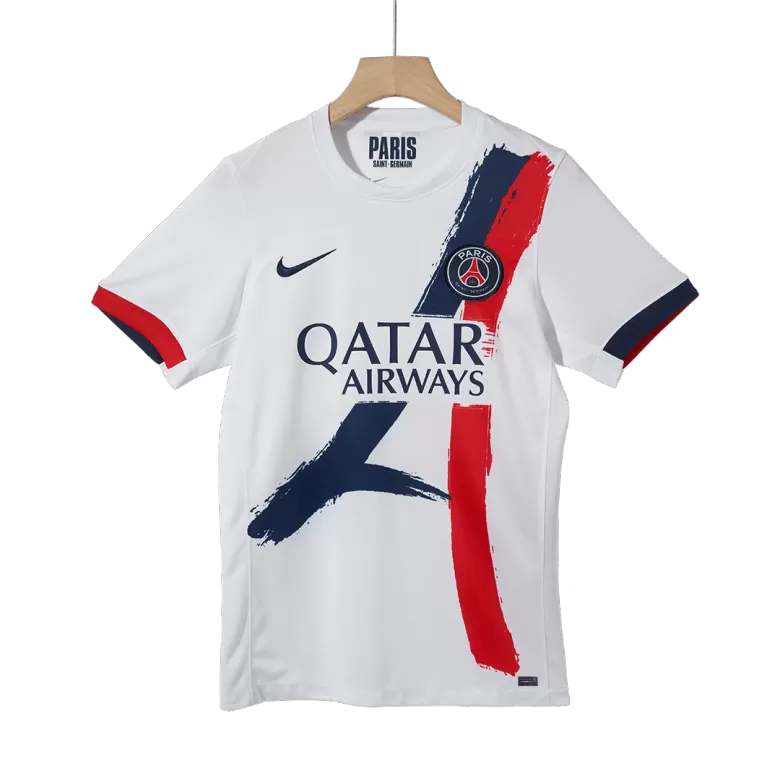 Camisola FC Paris Saint-Germain 2024-25 Alternativa Branca Versão Adepto O.DEMBÉLÉ #1