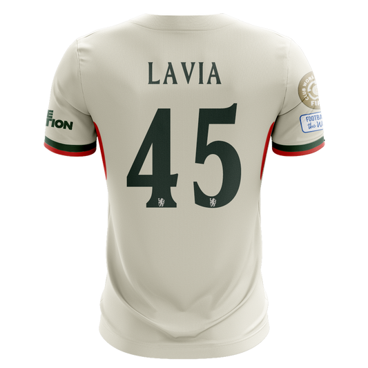 Camisola CHE 2025-26 Alternativa Branca CWC Versão Adepto LAVIA #45
