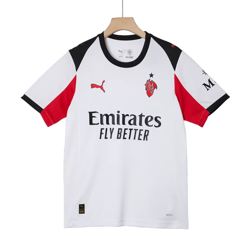 Camisola Ac Milan 2025-26 Alternativa Branca Versão Adepto