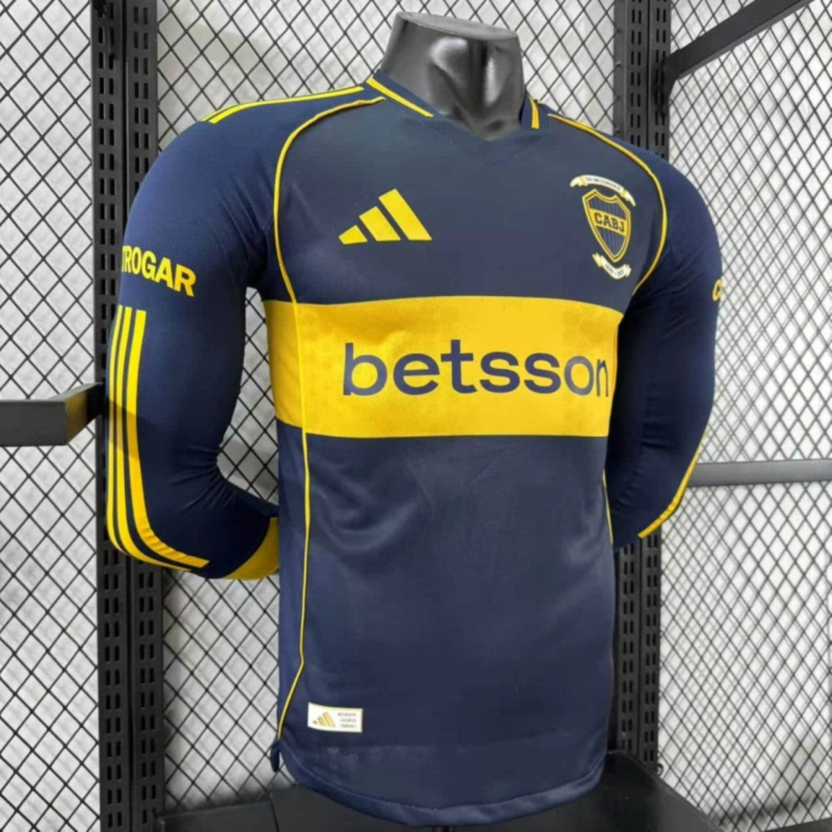Camisola Manga Comprida CA Boca Juniors 2025-26 Principal Versão Jogador