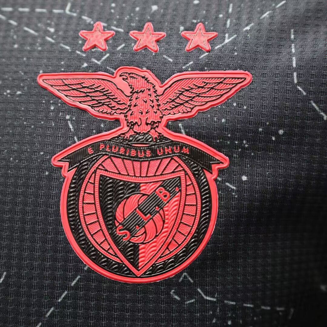 Camisola SLB 2024-25 Alternativa Preta Versão Jogador