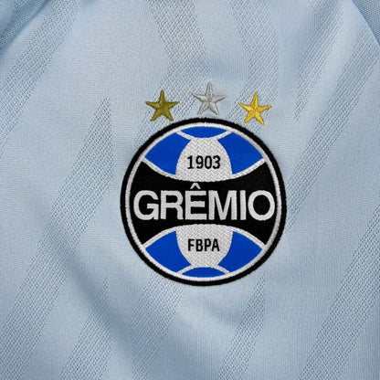 Camisola Gremio 2025-26 Alternativa Azul Lisa Versão Adepto