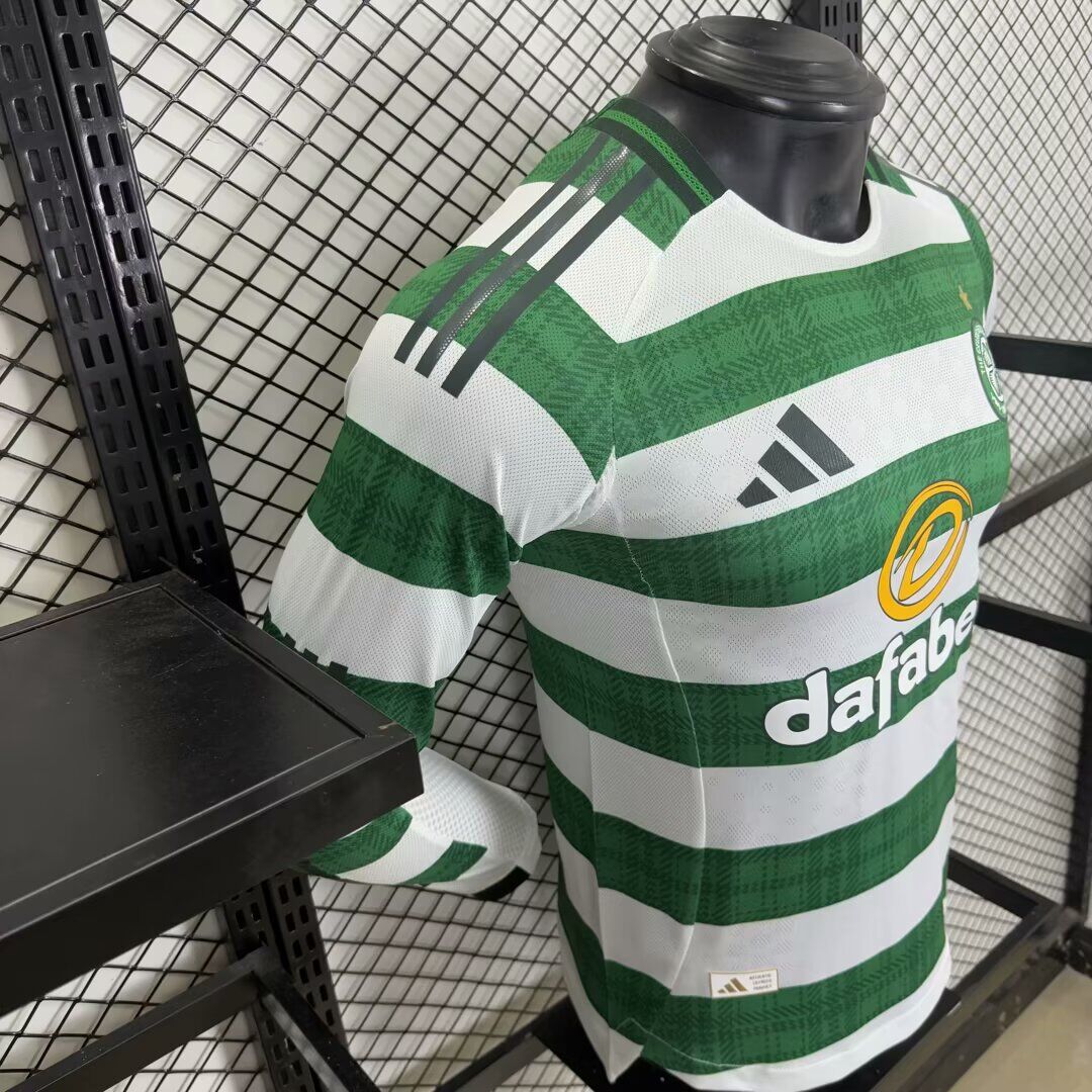 Camisola Manga Comprida Celtic FC 2025-26 Principal Versão Jogador