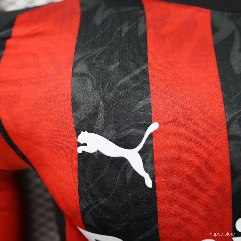 Camisola Manga Comprida Ac Milan 2025-26 Principal Versão Jogador