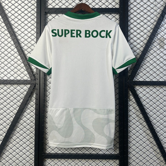 Camisola SCP 2025-26 Alternativa Branca Versão Adepto