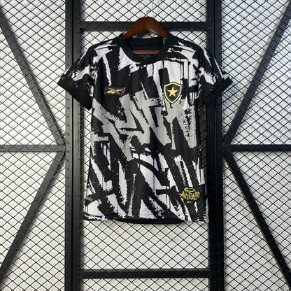 Camisola Botafogo-RJ 2025-26 Alternativa Preta Versão Mulher