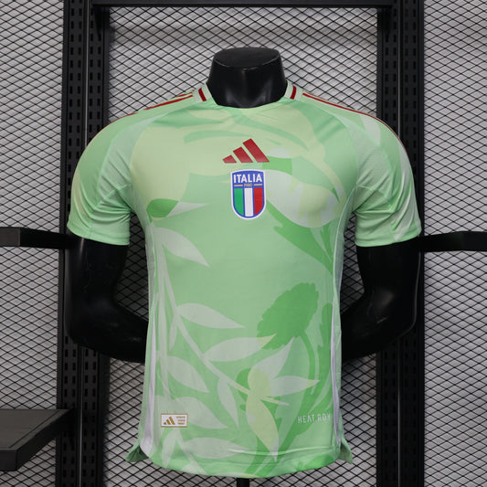Camisola Italia 2025 Alternativa Verde Versão Jogador