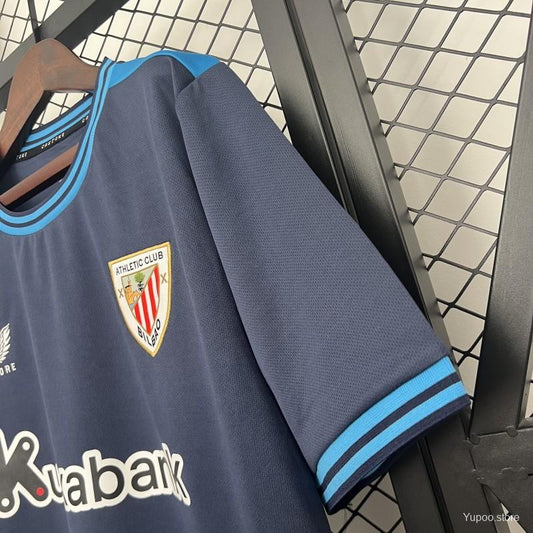 Camisola Athletic Club Bilbao 2025-26 Alternativa Azul Versão Adepto