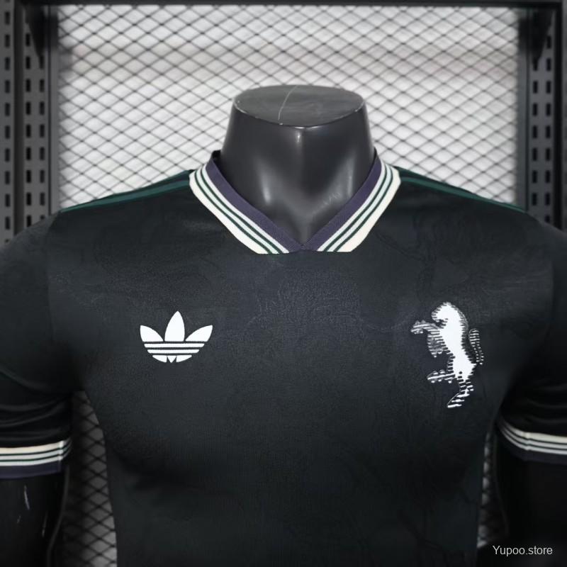 Camisola Juventus FC 2025-26 Alternativa Preta Versão Jogador