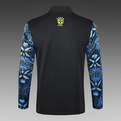 Fato de Treino Brasil 2024 - Camisola com Fecho