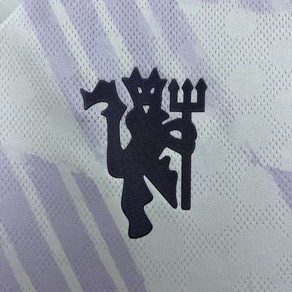 Camisola M-United 2025-26 Alternativa Branca Versão Adepto B.FERNANDES #8