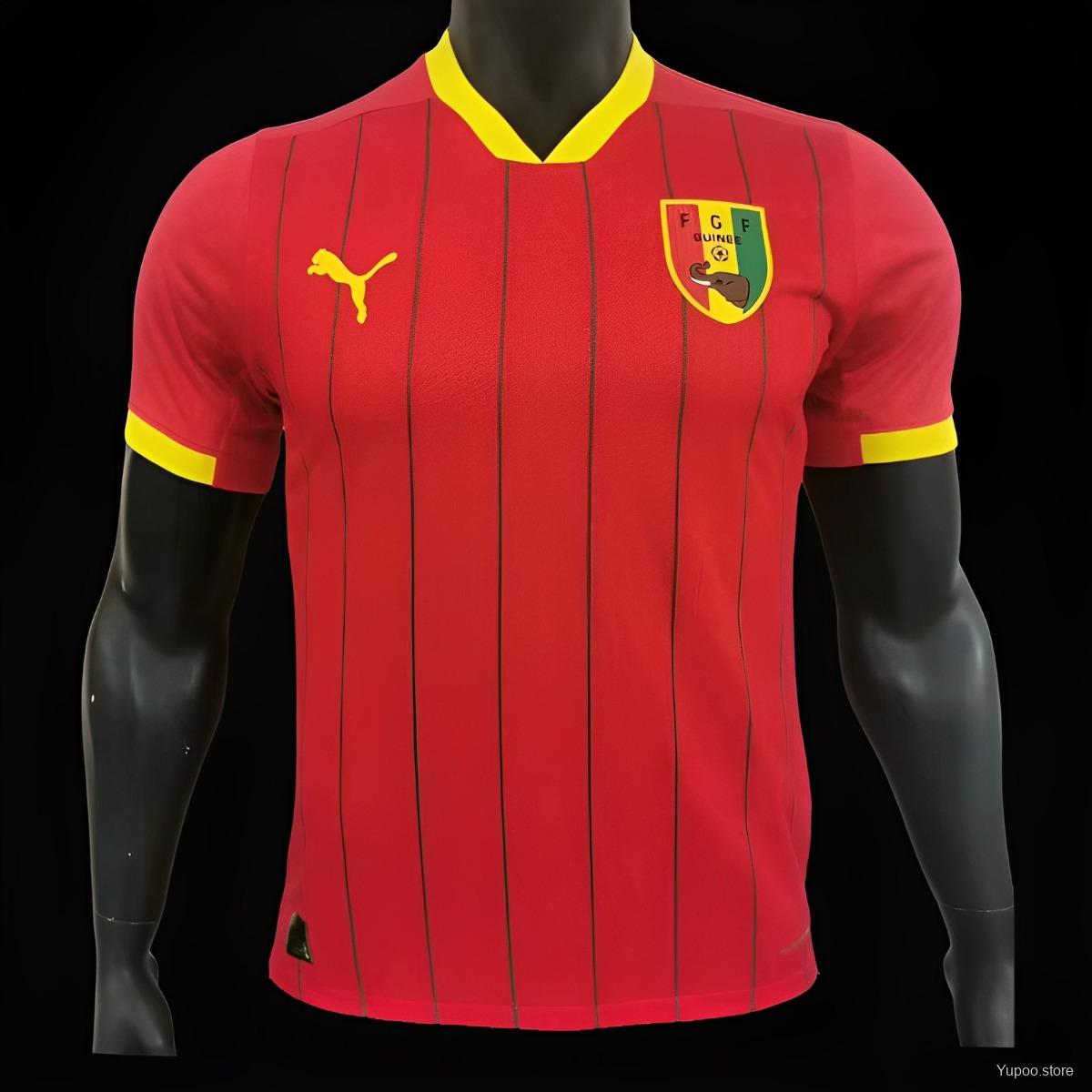 Camisola Guiné 2024 Principal Versão Adepto
