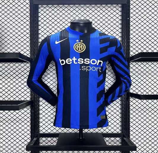 Camisola Manga Comprida Inter Milão 2024-25 Principal Versão Jogador