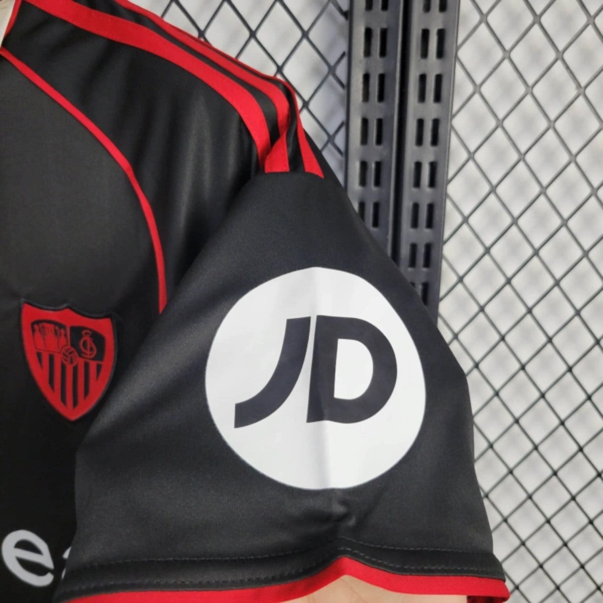 Camisola Sevilha FC 2025-26 Alternativa Preta Versão Adepto