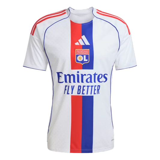 Camisola Olympique Lyon 2025-26 Principal Versão Adepto